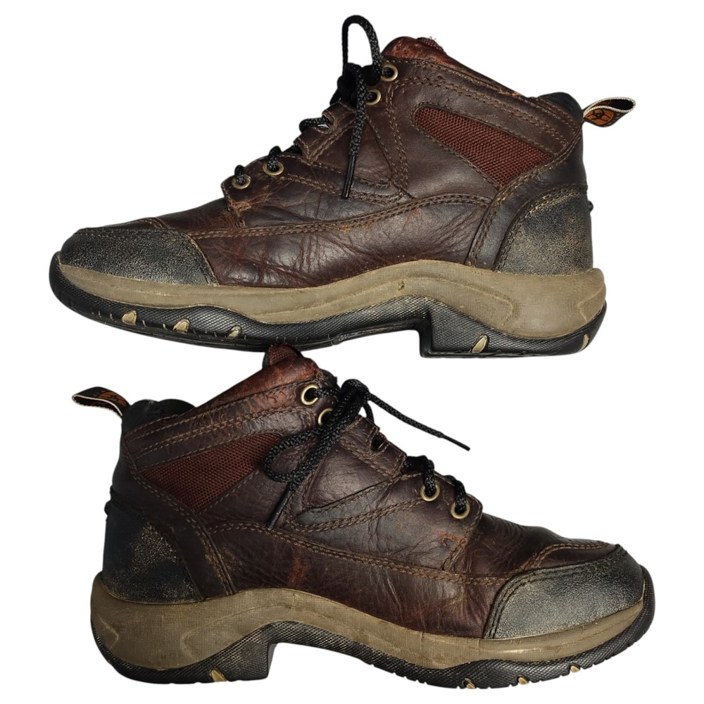 Ariat ATS Terrain Hiking Boots Mens US 6 Multi Leather Waterproof Slip Resistant